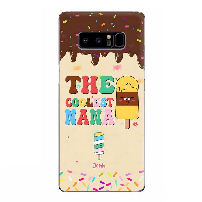 Personalized The Coolest Nana Phone Case - Up to 10 Kids - Mother's Day Gift Idea for Grandma/ Mom - Case for iPhone/ Samsung