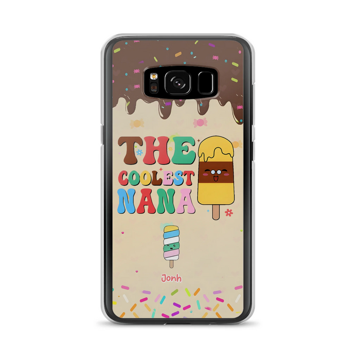 Personalized The Coolest Nana Phone Case - Up to 10 Kids - Mother's Day Gift Idea for Grandma/ Mom - Case for iPhone/ Samsung