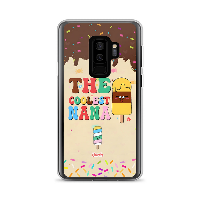 Personalized The Coolest Nana Phone Case - Up to 10 Kids - Mother's Day Gift Idea for Grandma/ Mom - Case for iPhone/ Samsung