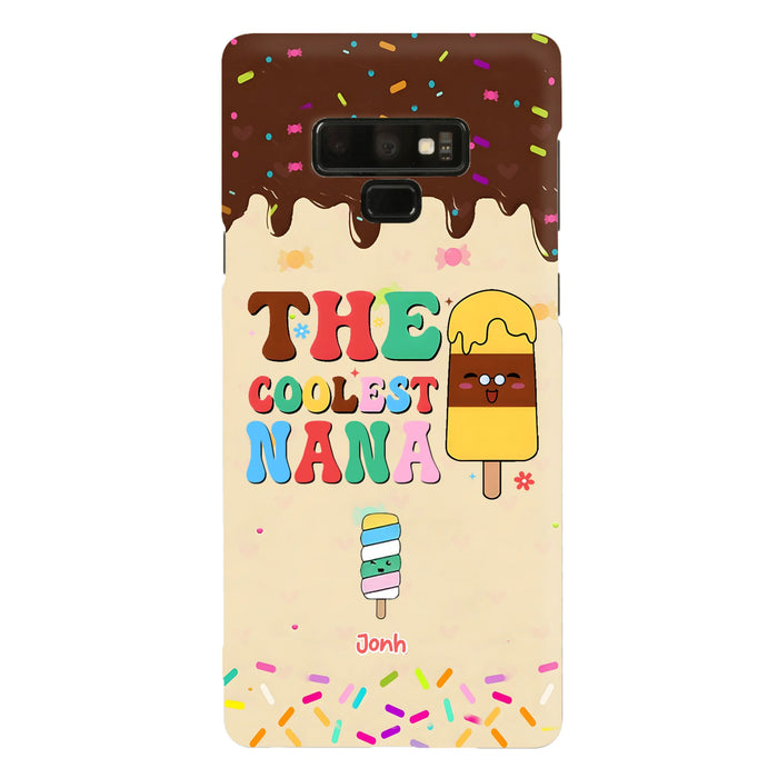 Personalized The Coolest Nana Phone Case - Up to 10 Kids - Mother's Day Gift Idea for Grandma/ Mom - Case for iPhone/ Samsung