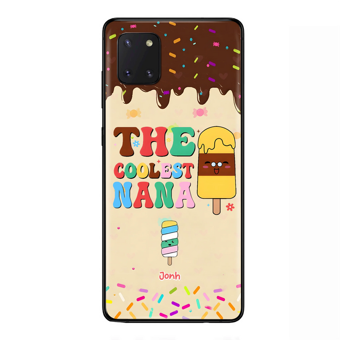 Personalized The Coolest Nana Phone Case - Up to 10 Kids - Mother's Day Gift Idea for Grandma/ Mom - Case for iPhone/ Samsung