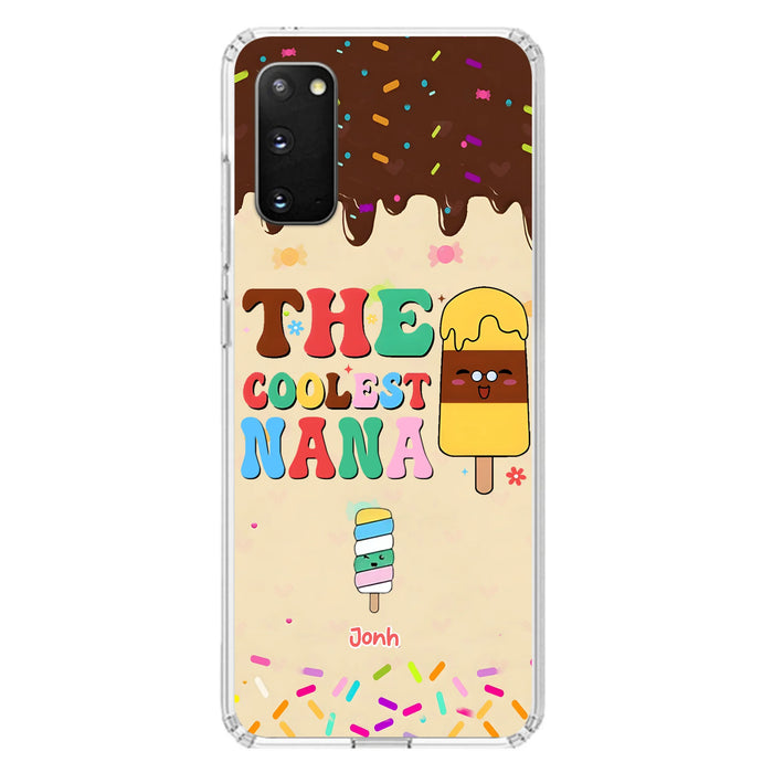 Personalized The Coolest Nana Phone Case - Up to 10 Kids - Mother's Day Gift Idea for Grandma/ Mom - Case for iPhone/ Samsung