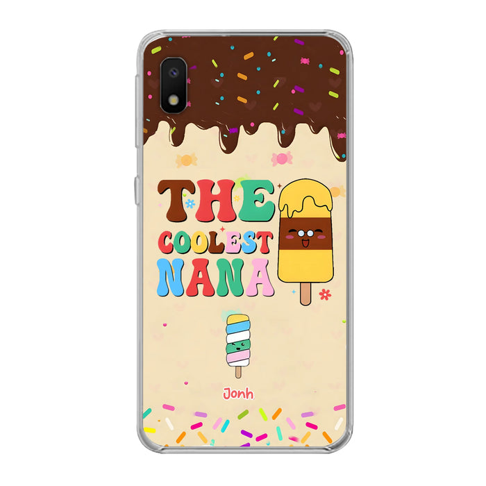 Personalized The Coolest Nana Phone Case - Up to 10 Kids - Mother's Day Gift Idea for Grandma/ Mom - Case for iPhone/ Samsung