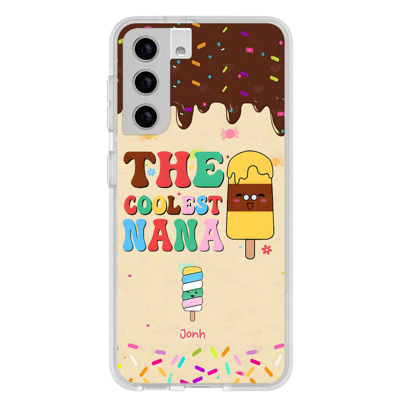 Personalized The Coolest Nana Phone Case - Up to 10 Kids - Mother's Day Gift Idea for Grandma/ Mom - Case for iPhone/ Samsung