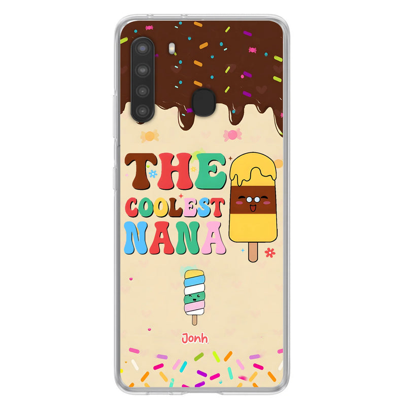 Personalized The Coolest Nana Phone Case - Up to 10 Kids - Mother's Day Gift Idea for Grandma/ Mom - Case for iPhone/ Samsung