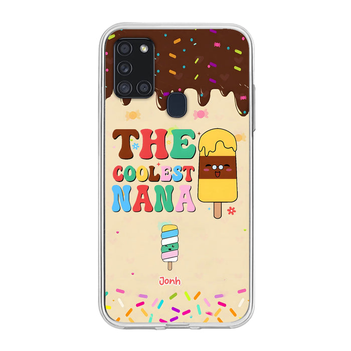 Personalized The Coolest Nana Phone Case - Up to 10 Kids - Mother's Day Gift Idea for Grandma/ Mom - Case for iPhone/ Samsung