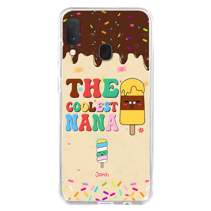 Personalized The Coolest Nana Phone Case - Up to 10 Kids - Mother's Day Gift Idea for Grandma/ Mom - Case for iPhone/ Samsung