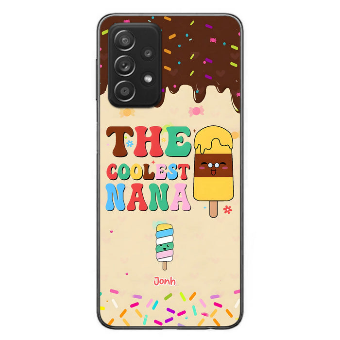 Personalized The Coolest Nana Phone Case - Up to 10 Kids - Mother's Day Gift Idea for Grandma/ Mom - Case for iPhone/ Samsung
