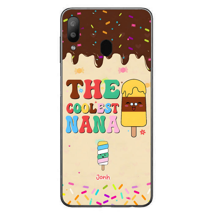 Personalized The Coolest Nana Phone Case - Up to 10 Kids - Mother's Day Gift Idea for Grandma/ Mom - Case for iPhone/ Samsung