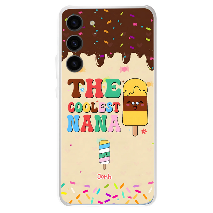 Personalized The Coolest Nana Phone Case - Up to 10 Kids - Mother's Day Gift Idea for Grandma/ Mom - Case for iPhone/ Samsung