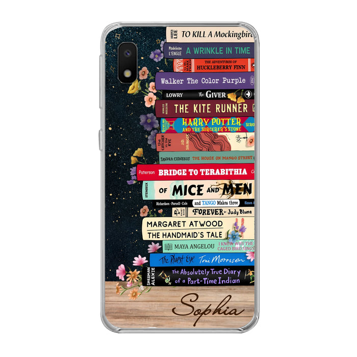 Custom Personalized Books Phone Case - Reading Book Lover Gift Idea - Case For iPhone/ Samsung