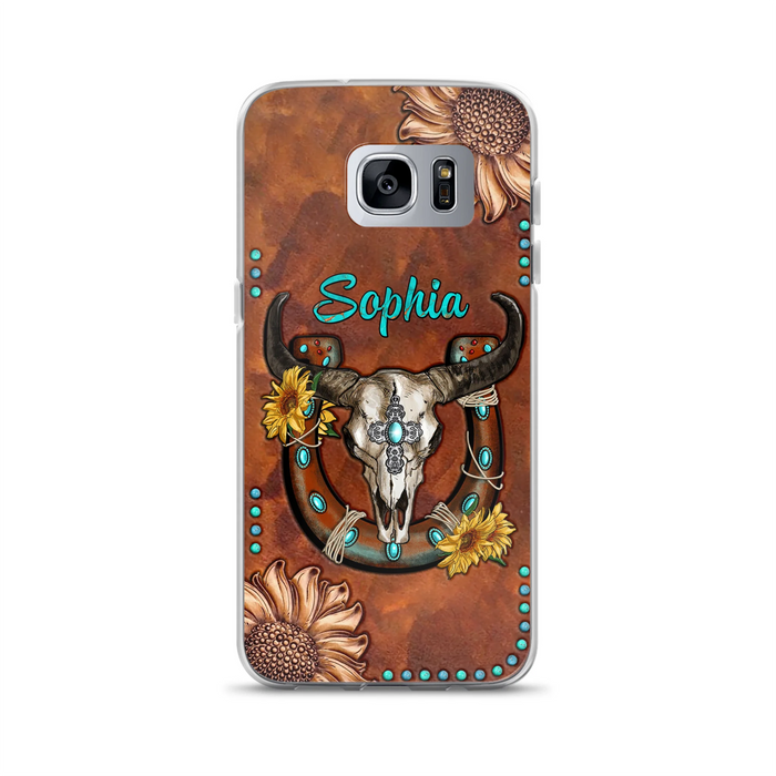 Custom Personalized Cowboy Cowgirl Phone Case - Case For iPhone/ Samsung