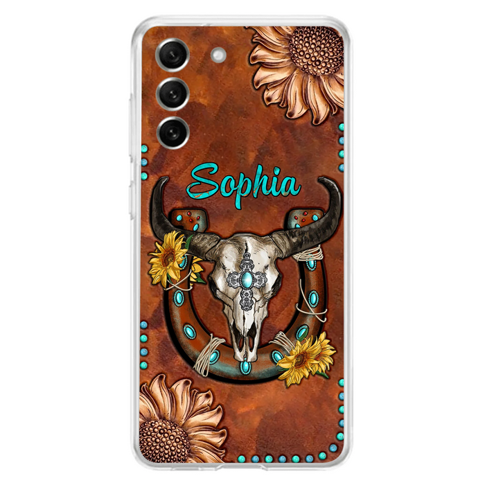 Custom Personalized Cowboy Cowgirl Phone Case - Case For iPhone/ Samsung