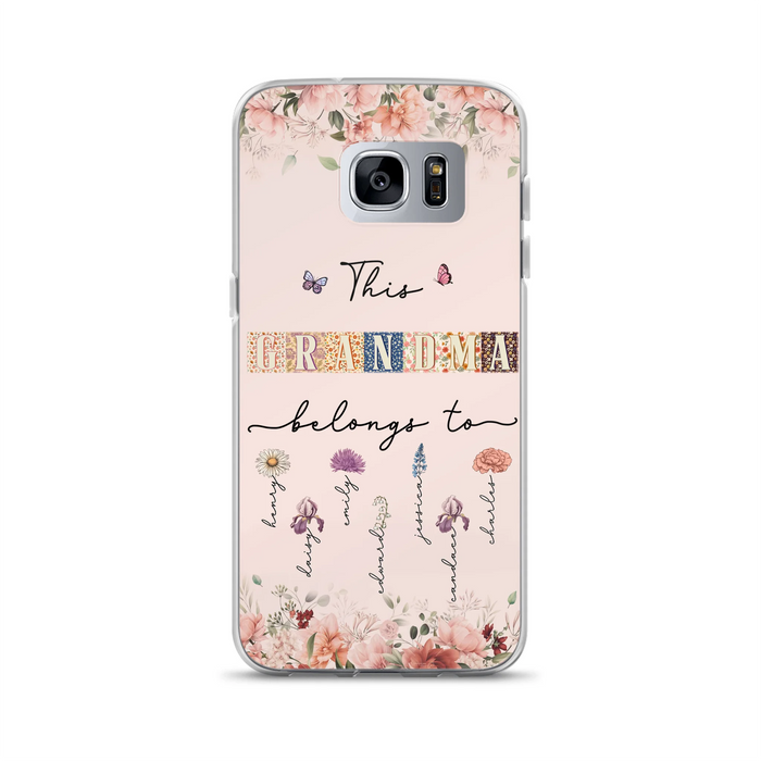 Custom Personalized Grandma/Mom Phone Case - Upto 7 Kids - Mother's Day Gift Idea for Grandma/Mom - Case for iPhone/Samsung