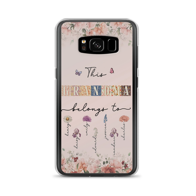 Personalized Grandma/Mom Phone Case - Up to 7 Kids - Mother's Day Gift Idea for Grandma/Mom - Case for iPhone/Samsung