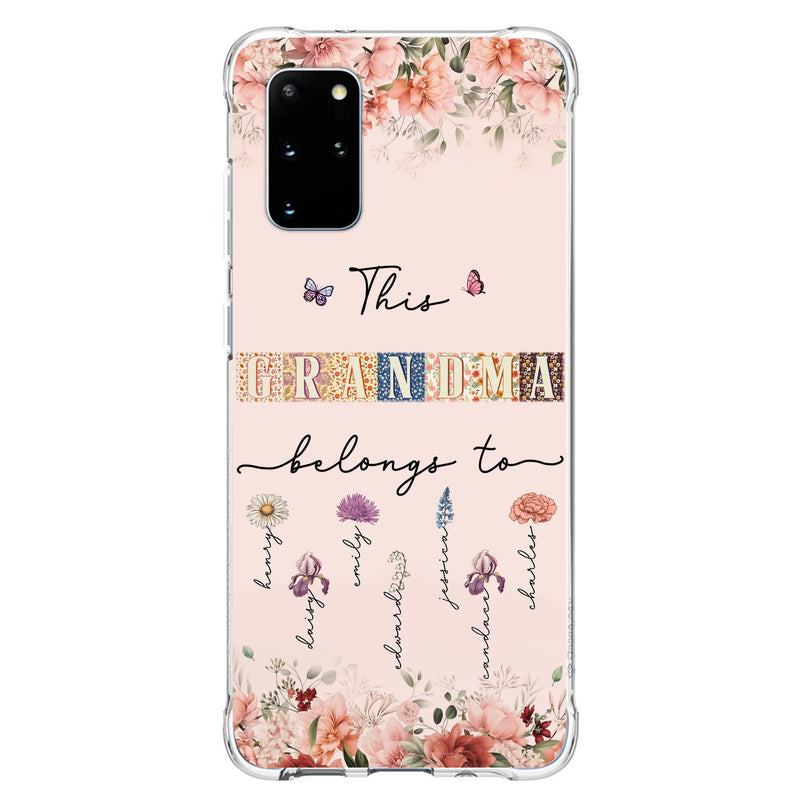 Personalized Grandma/Mom Phone Case - Up to 7 Kids - Mother's Day Gift Idea for Grandma/Mom - Case for iPhone/Samsung