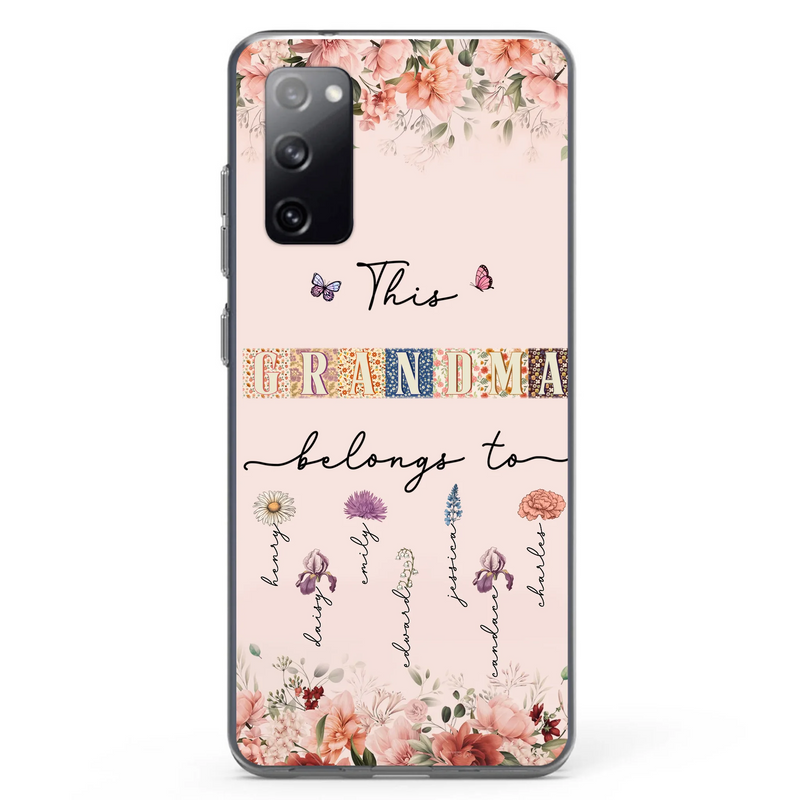 Personalized Grandma/Mom Phone Case - Up to 7 Kids - Mother's Day Gift Idea for Grandma/Mom - Case for iPhone/Samsung