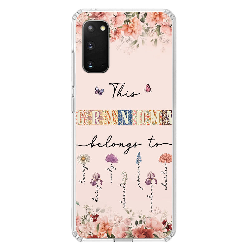 Personalized Grandma/Mom Phone Case - Up to 7 Kids - Mother's Day Gift Idea for Grandma/Mom - Case for iPhone/Samsung