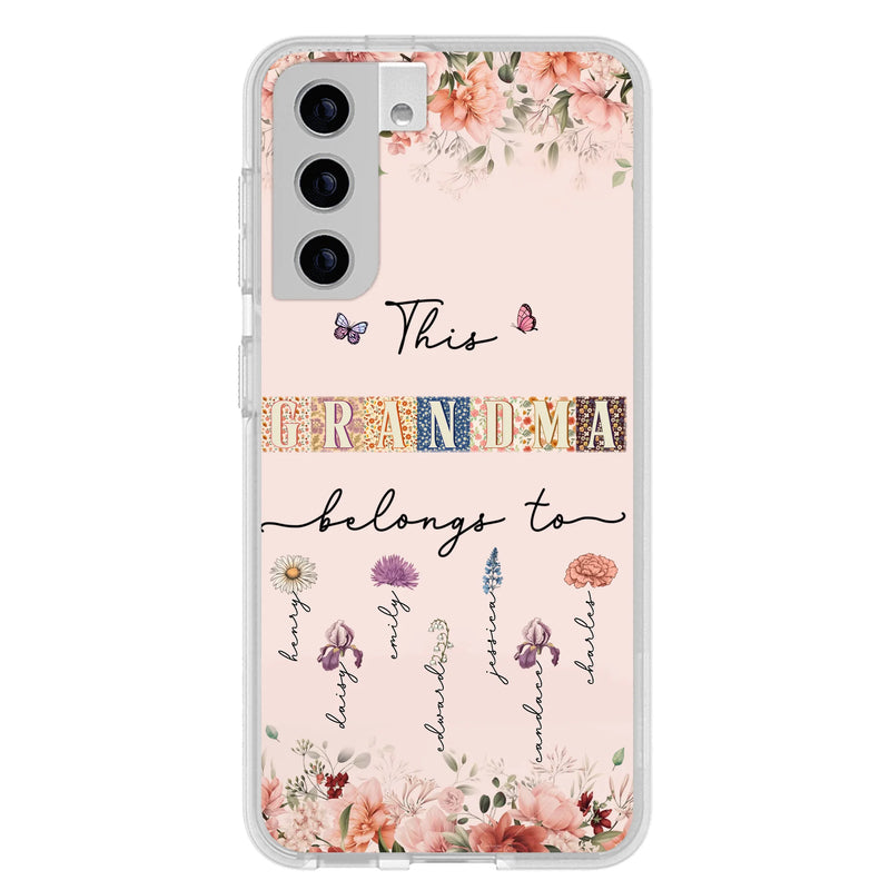 Personalized Grandma/Mom Phone Case - Up to 7 Kids - Mother's Day Gift Idea for Grandma/Mom - Case for iPhone/Samsung