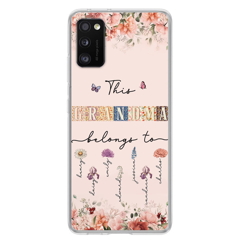 Personalized Grandma/Mom Phone Case - Up to 7 Kids - Mother's Day Gift Idea for Grandma/Mom - Case for iPhone/Samsung