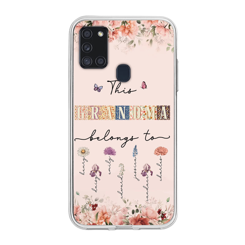 Personalized Grandma/Mom Phone Case - Up to 7 Kids - Mother's Day Gift Idea for Grandma/Mom - Case for iPhone/Samsung
