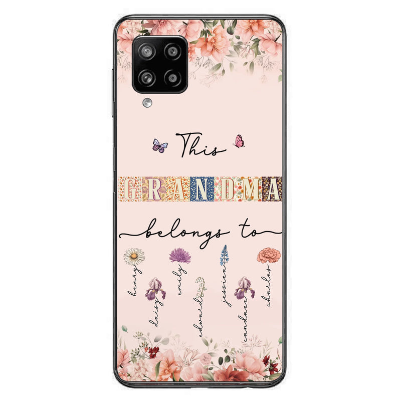 Personalized Grandma/Mom Phone Case - Up to 7 Kids - Mother's Day Gift Idea for Grandma/Mom - Case for iPhone/Samsung