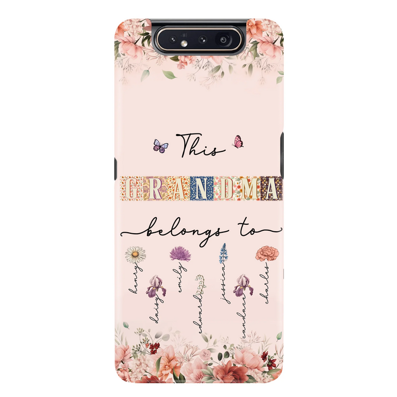 Personalized Grandma/Mom Phone Case - Up to 7 Kids - Mother's Day Gift Idea for Grandma/Mom - Case for iPhone/Samsung
