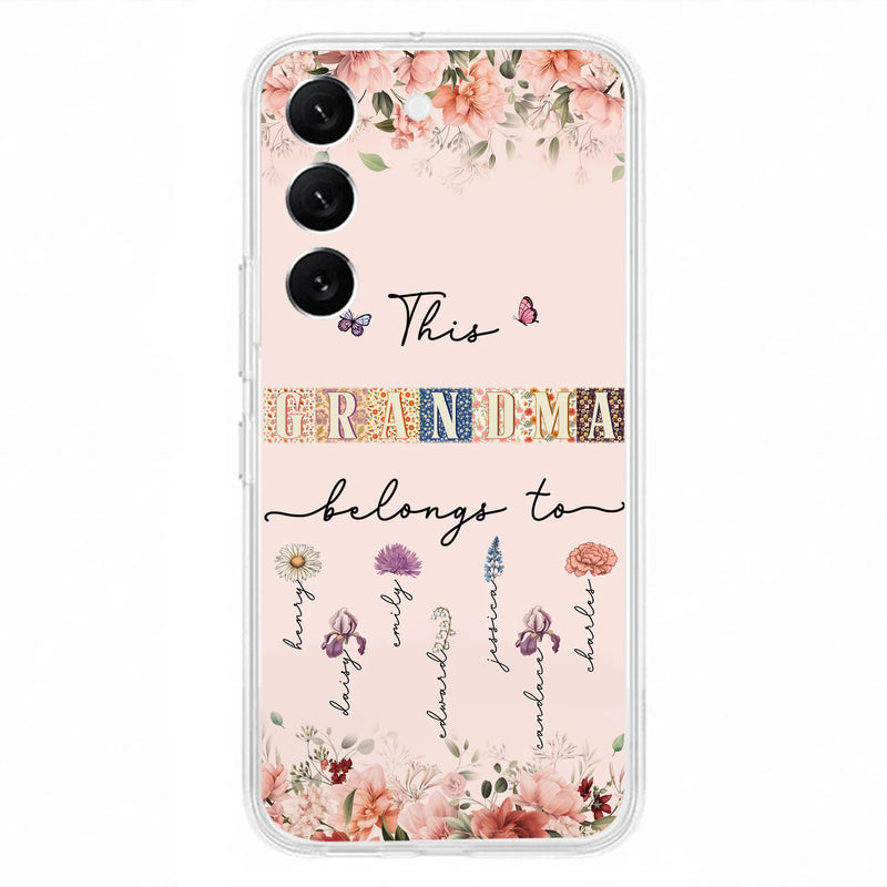 Personalized Grandma/Mom Phone Case - Up to 7 Kids - Mother's Day Gift Idea for Grandma/Mom - Case for iPhone/Samsung