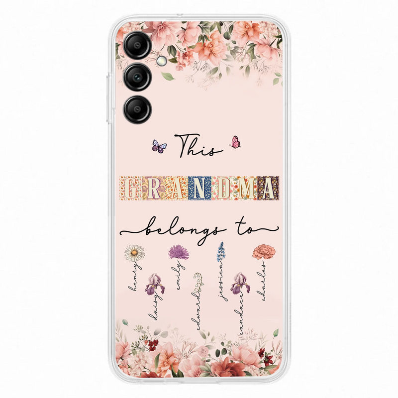 Personalized Grandma/Mom Phone Case - Up to 7 Kids - Mother's Day Gift Idea for Grandma/Mom - Case for iPhone/Samsung
