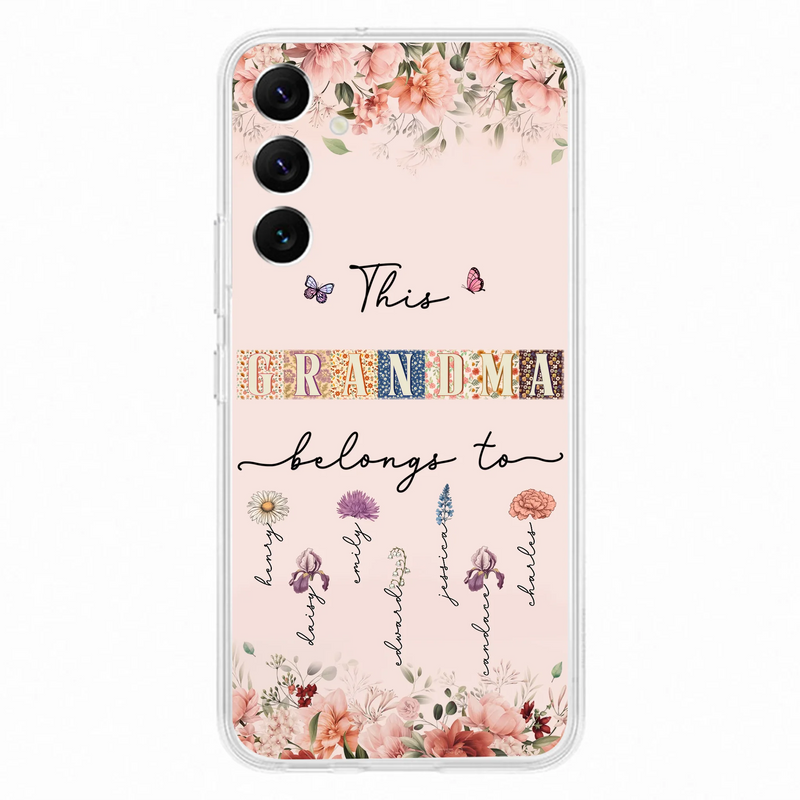 Personalized Grandma/Mom Phone Case - Up to 7 Kids - Mother's Day Gift Idea for Grandma/Mom - Case for iPhone/Samsung