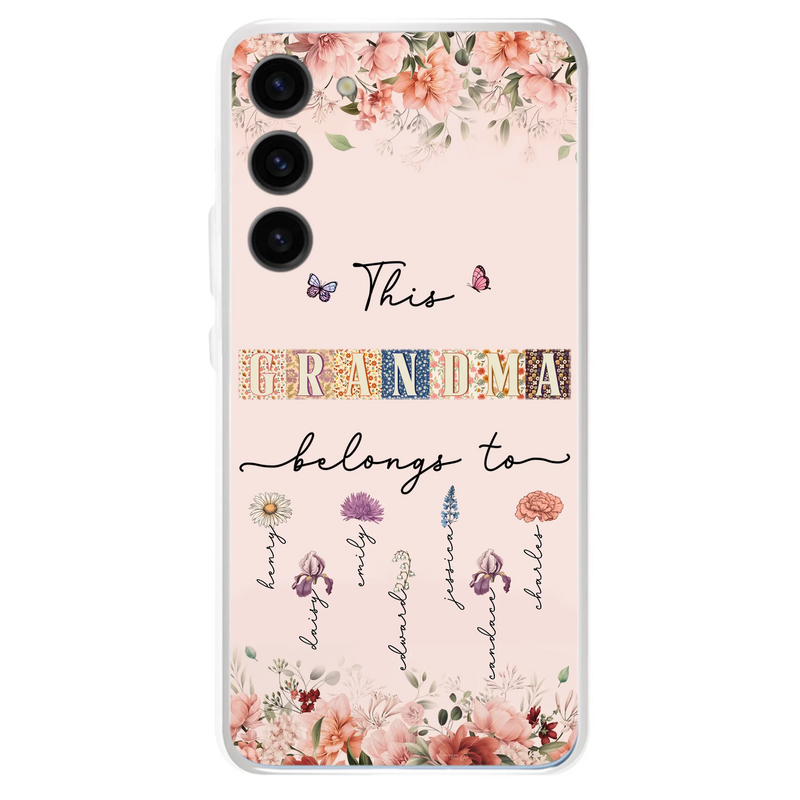 Personalized Grandma/Mom Phone Case - Up to 7 Kids - Mother's Day Gift Idea for Grandma/Mom - Case for iPhone/Samsung