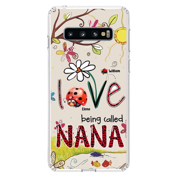 Personalized Grandma/Mom Phone Case - Gift Idea For Grandma - Up to 7 Kids - Love Being Called Gigi - Cases For iPhone/ Samsung