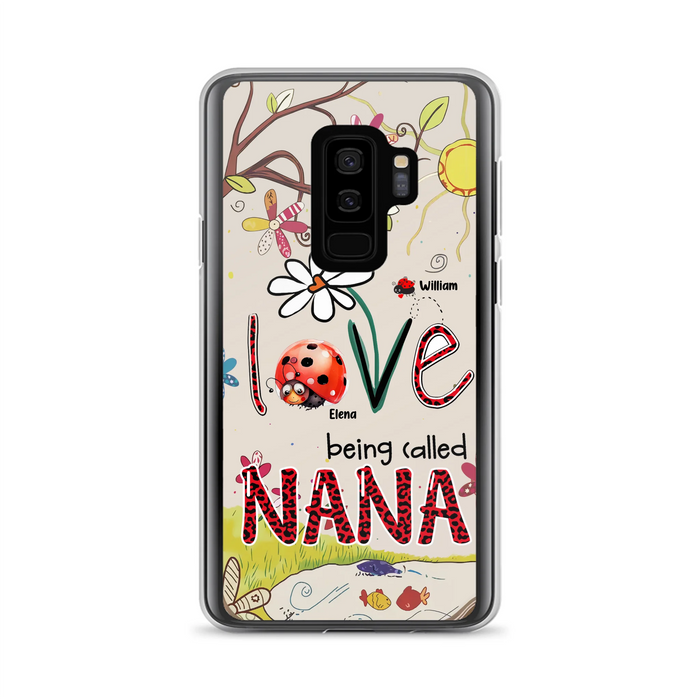 Personalized Grandma/Mom Phone Case - Gift Idea For Grandma - Up to 7 Kids - Love Being Called Gigi - Cases For iPhone/ Samsung