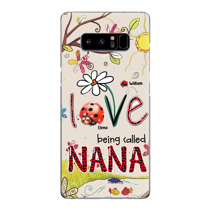 Personalized Grandma/Mom Phone Case - Gift Idea For Grandma - Up to 7 Kids - Love Being Called Gigi - Cases For iPhone/ Samsung