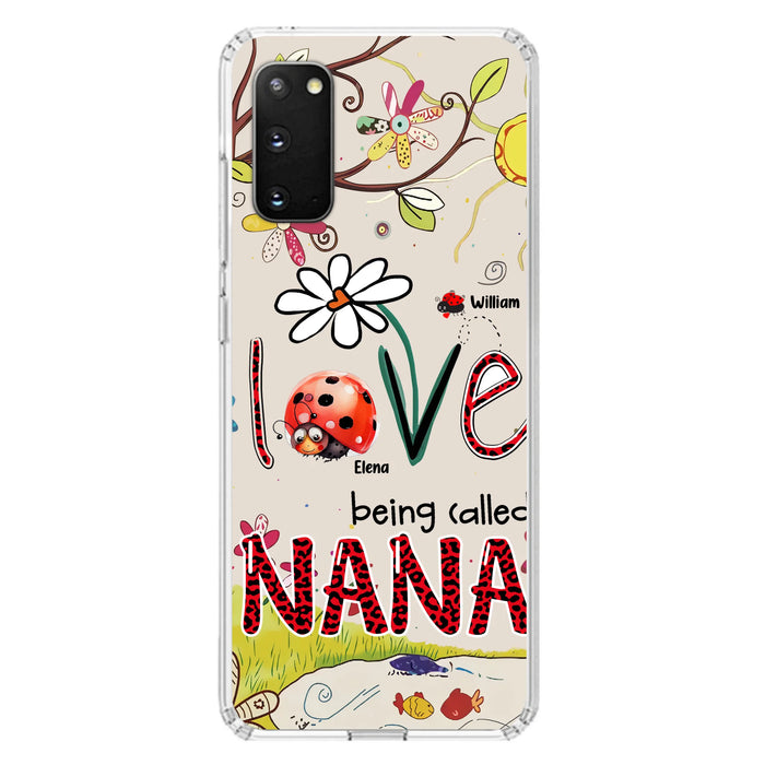Personalized Grandma/Mom Phone Case - Gift Idea For Grandma - Up to 7 Kids - Love Being Called Gigi - Cases For iPhone/ Samsung