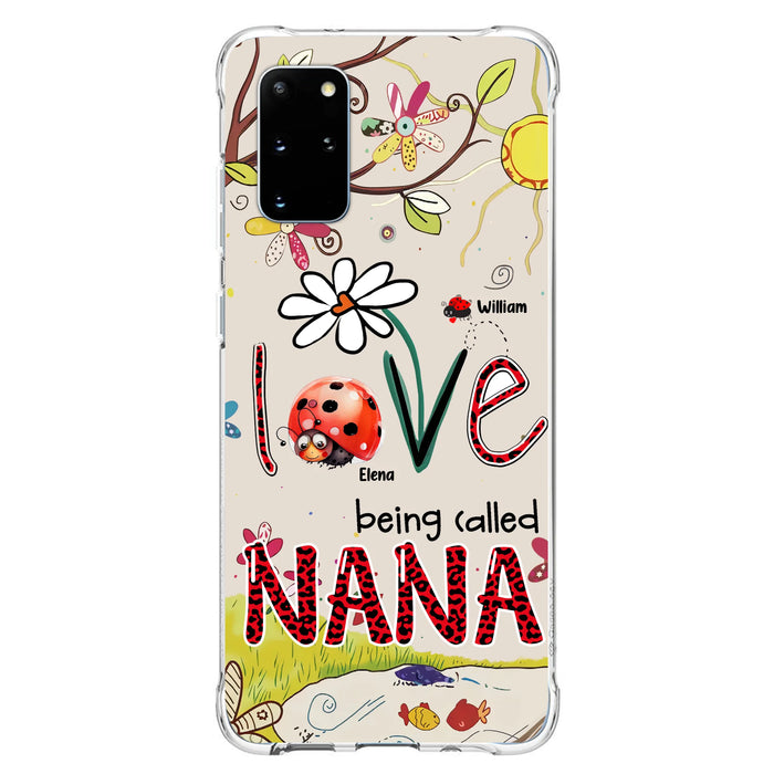 Personalized Grandma/Mom Phone Case - Gift Idea For Grandma - Up to 7 Kids - Love Being Called Gigi - Cases For iPhone/ Samsung
