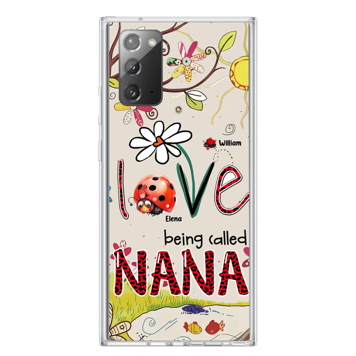 Personalized Grandma/Mom Phone Case - Gift Idea For Grandma - Up to 7 Kids - Love Being Called Gigi - Cases For iPhone/ Samsung