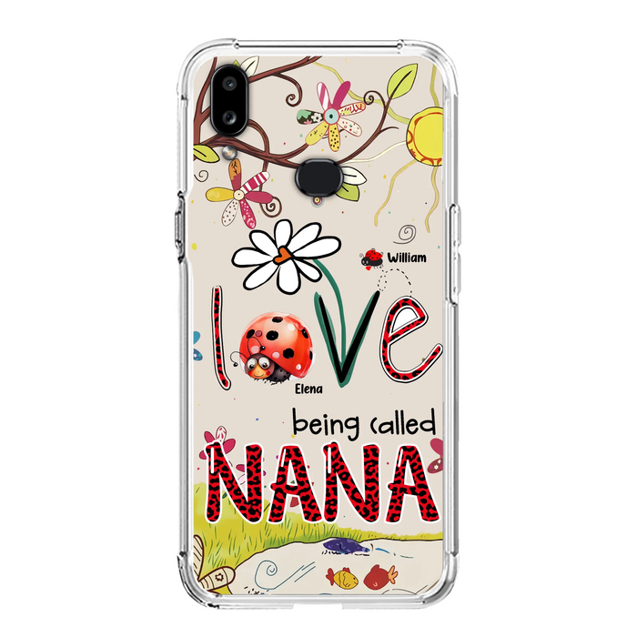 Personalized Grandma/Mom Phone Case - Gift Idea For Grandma - Up to 7 Kids - Love Being Called Gigi - Cases For iPhone/ Samsung