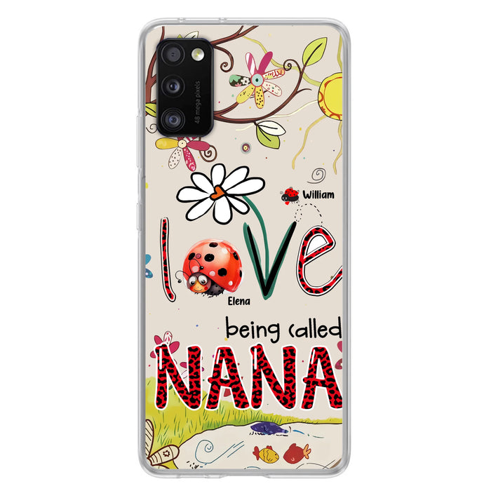 Personalized Grandma/Mom Phone Case - Gift Idea For Grandma - Up to 7 Kids - Love Being Called Gigi - Cases For iPhone/ Samsung