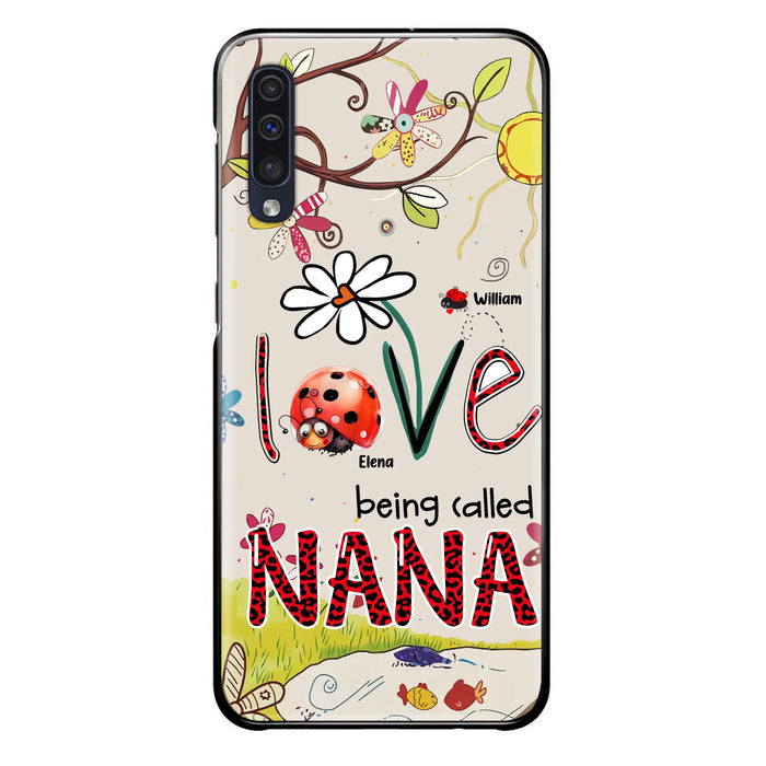 Personalized Grandma/Mom Phone Case - Gift Idea For Grandma - Up to 7 Kids - Love Being Called Gigi - Cases For iPhone/ Samsung