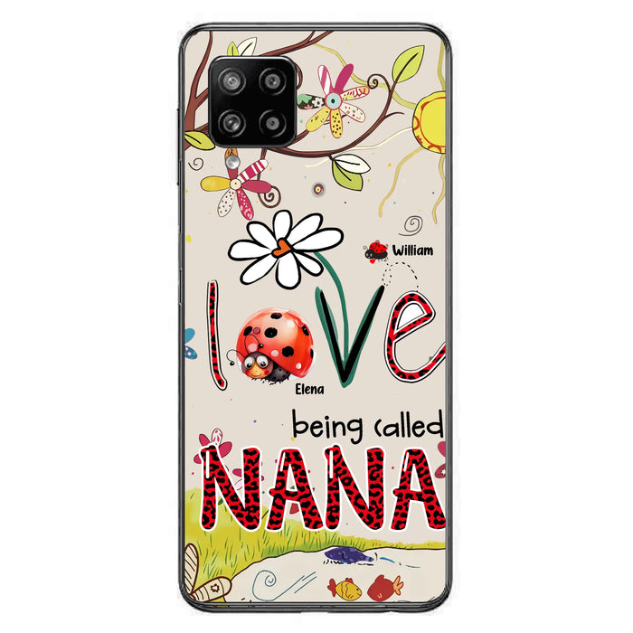 Personalized Grandma/Mom Phone Case - Gift Idea For Grandma - Up to 7 Kids - Love Being Called Gigi - Cases For iPhone/ Samsung
