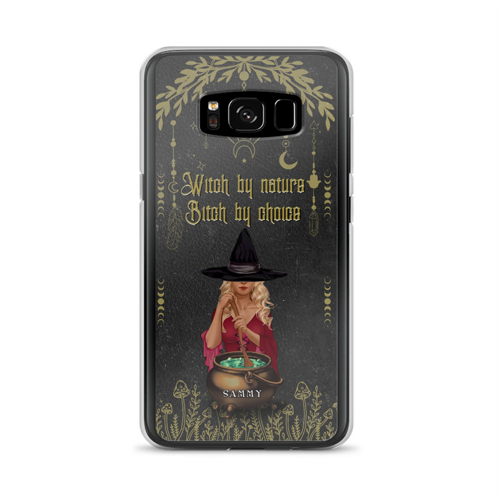 Custom Personalized Witch Phone Case - Gift Idea For Friends/Sisters/Wicca Decor/Pagan Decor - In My Kitchen Filled With Care I Welcome Water Earth Fire Air - Case for iPhone/Samsung
