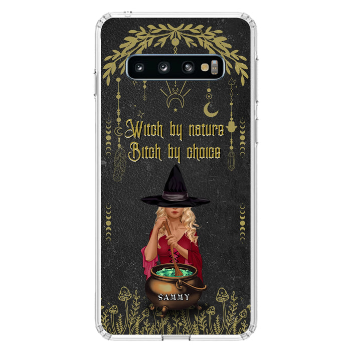 Custom Personalized Witch Phone Case - Gift Idea For Friends/Sisters/Wicca Decor/Pagan Decor - In My Kitchen Filled With Care I Welcome Water Earth Fire Air - Case for iPhone/Samsung
