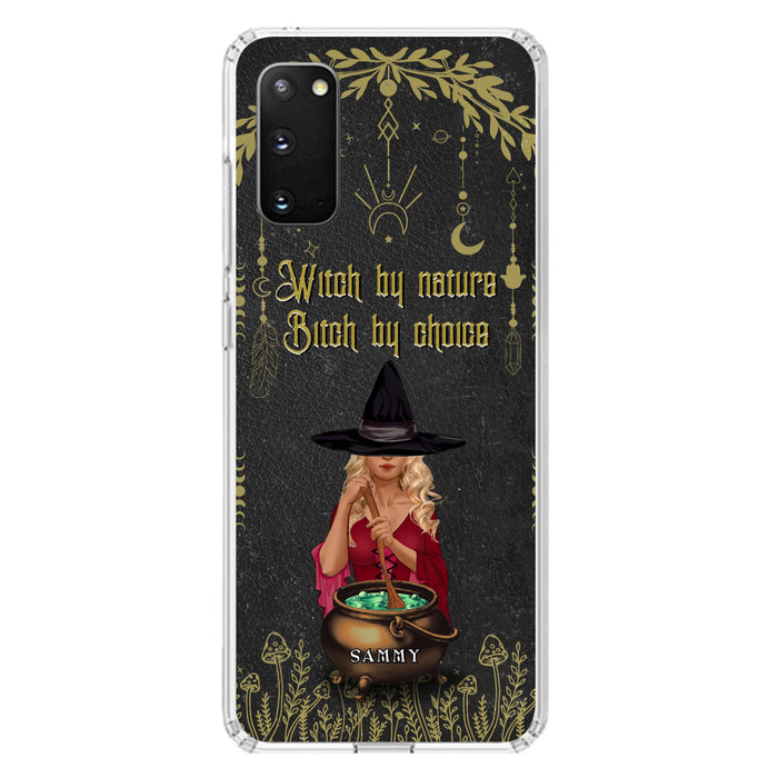 Custom Personalized Witch Phone Case - Gift Idea For Friends/Sisters/Wicca Decor/Pagan Decor - In My Kitchen Filled With Care I Welcome Water Earth Fire Air - Case for iPhone/Samsung