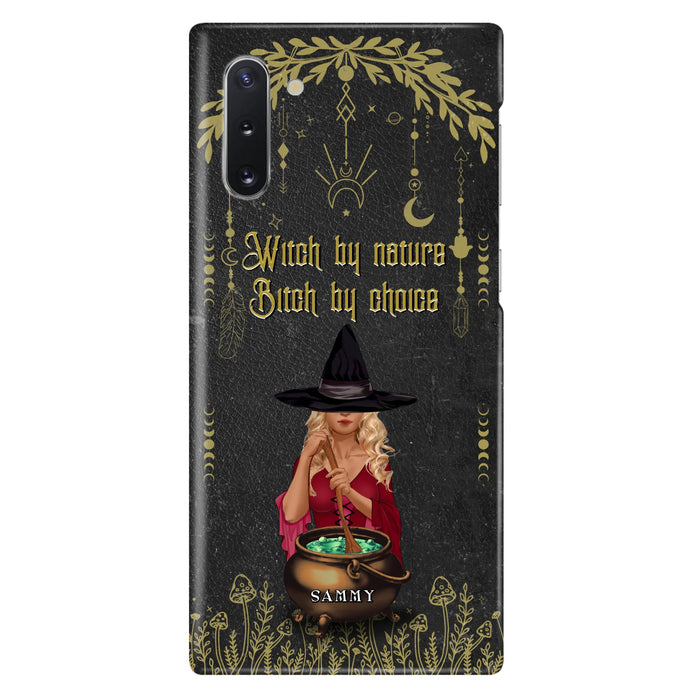 Custom Personalized Witch Phone Case - Gift Idea For Friends/Sisters/Wicca Decor/Pagan Decor - In My Kitchen Filled With Care I Welcome Water Earth Fire Air - Case for iPhone/Samsung
