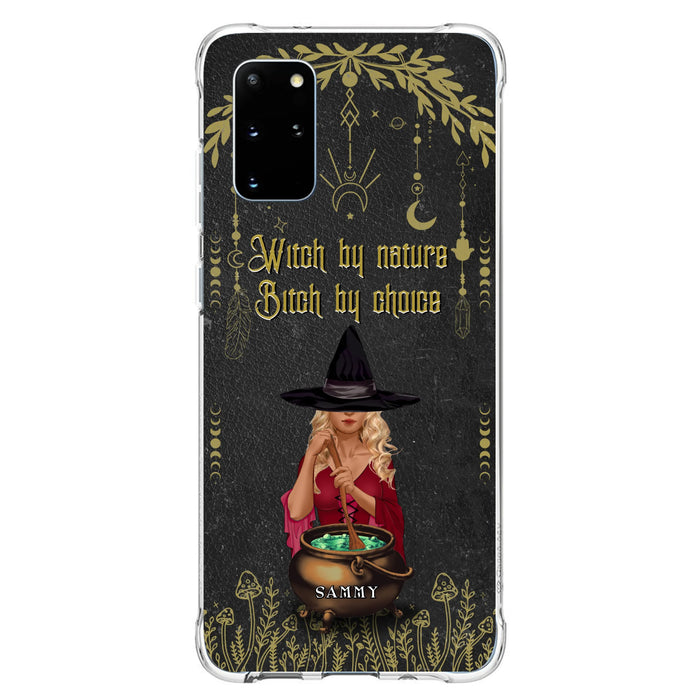 Custom Personalized Witch Phone Case - Gift Idea For Friends/Sisters/Wicca Decor/Pagan Decor - In My Kitchen Filled With Care I Welcome Water Earth Fire Air - Case for iPhone/Samsung