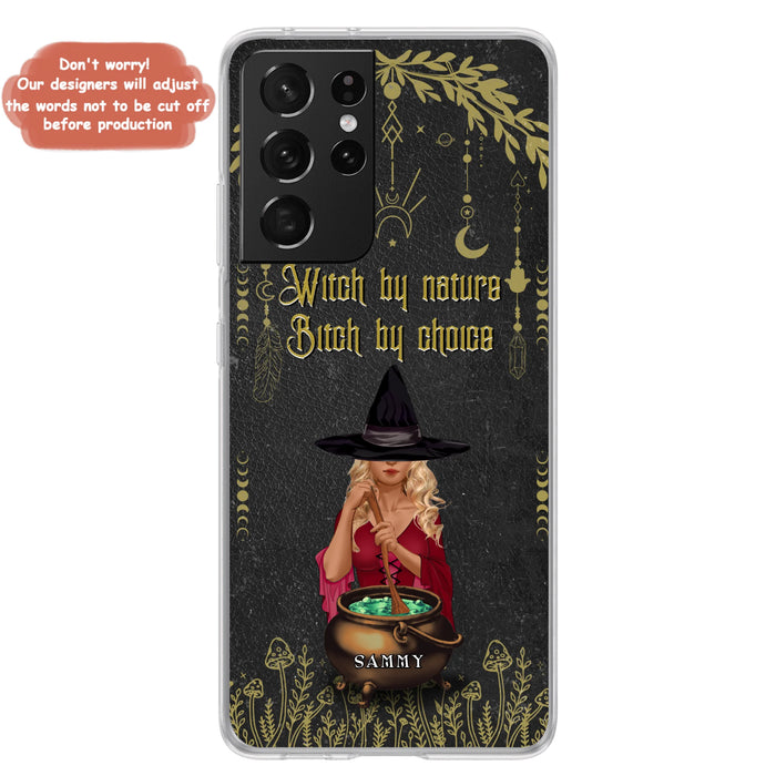 Custom Personalized Witch Phone Case - Gift Idea For Friends/Sisters/Wicca Decor/Pagan Decor - In My Kitchen Filled With Care I Welcome Water Earth Fire Air - Case for iPhone/Samsung