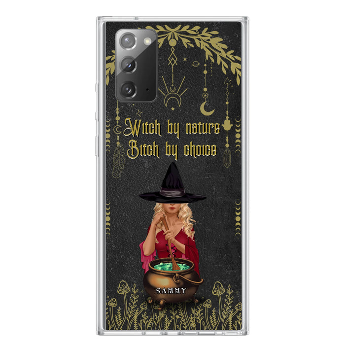 Custom Personalized Witch Phone Case - Gift Idea For Friends/Sisters/Wicca Decor/Pagan Decor - In My Kitchen Filled With Care I Welcome Water Earth Fire Air - Case for iPhone/Samsung