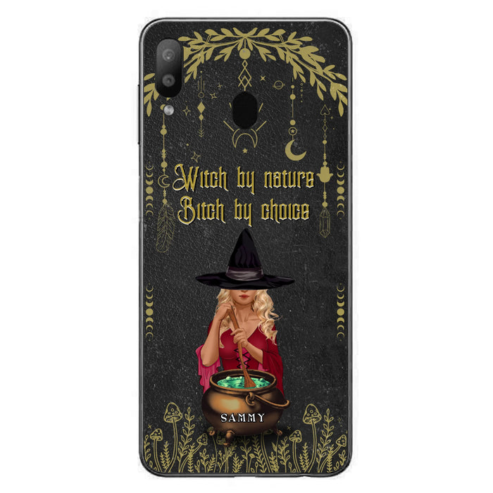 Custom Personalized Witch Phone Case - Gift Idea For Friends/Sisters/Wicca Decor/Pagan Decor - In My Kitchen Filled With Care I Welcome Water Earth Fire Air - Case for iPhone/Samsung