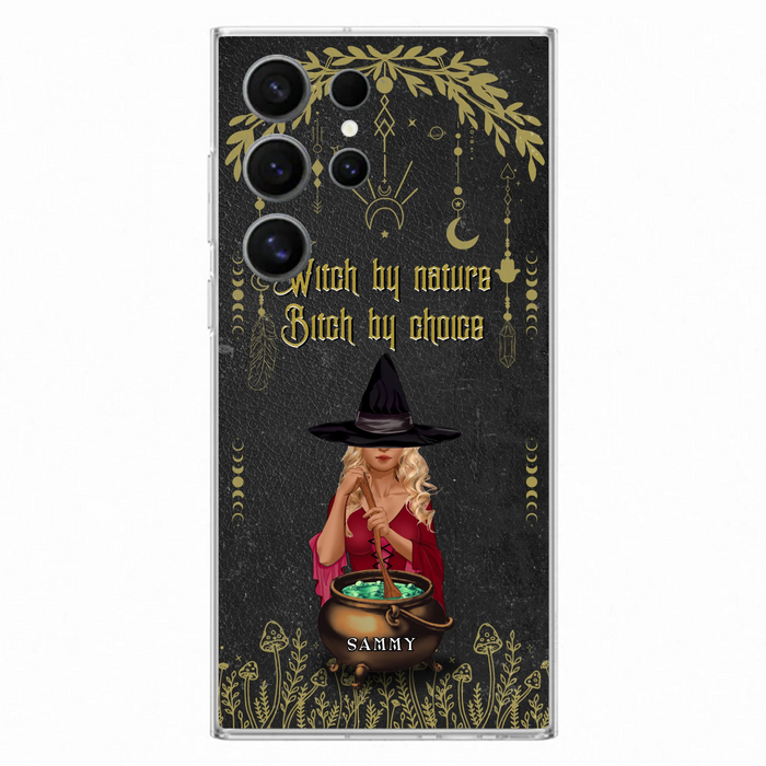 Custom Personalized Witch Phone Case - Gift Idea For Friends/Sisters/Wicca Decor/Pagan Decor - In My Kitchen Filled With Care I Welcome Water Earth Fire Air - Case for iPhone/Samsung